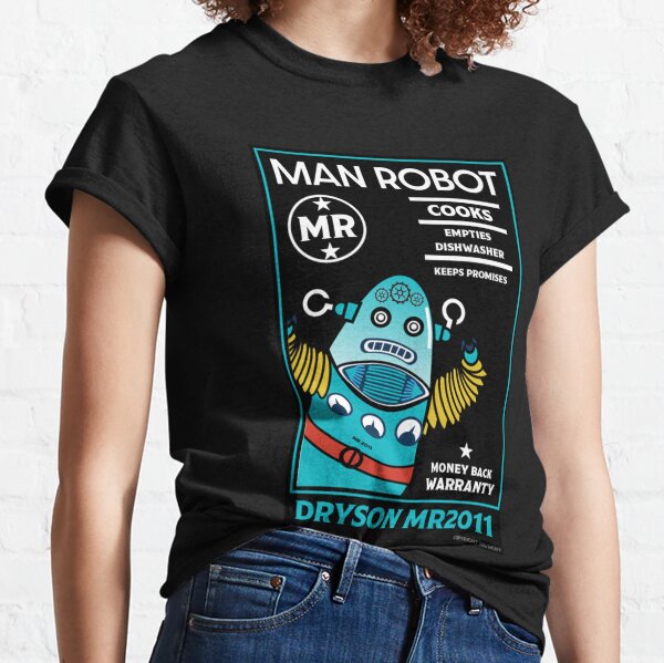 Novelty Bachelorette Party Essential Tshirt - Robot Gifts - The Perefct Man - Comedy Classic T-Shirt