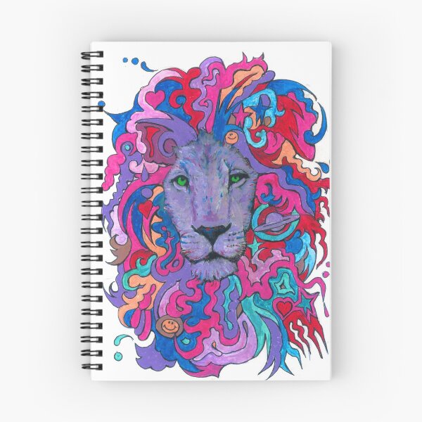 Item preview, Psychedelic Purple Lion designed and sold by sneakycows.