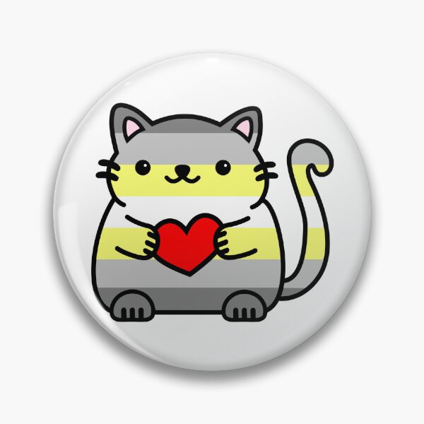 Artikelvorschau, Demigender Pride Flag Kitty entworfen und verkauft von ilexdesigns.