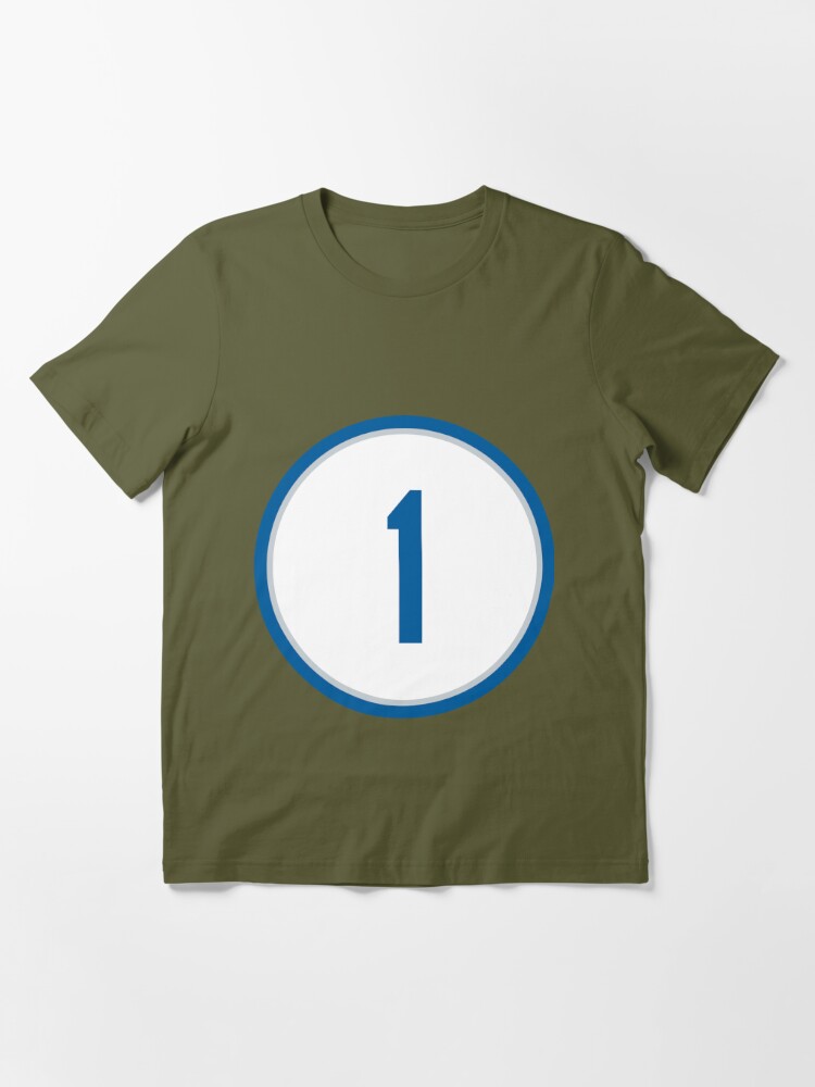 Pee Wee Reese 1 Jersey Number Sticker | Essential T-Shirt