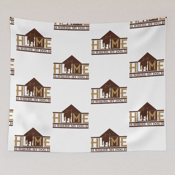 Item preview, Home is where my dog is designed and sold by nektarinchen.