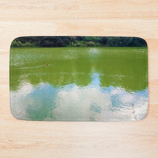 M.I. #246 |☼| Open Water View, Featuring Duck Facing Left (Elsham Hall, Gardens & Country Park) Bath Mat