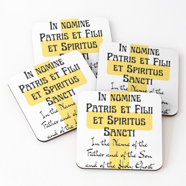 Item preview, In Nomine Patris In the Name of the Father Sign of the Cross in Latin and English designed and sold by IceCreamMuseum.