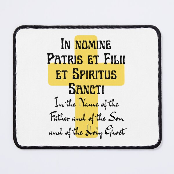 Item preview, In Nomine Patris In the Name of the Father Sign of the Cross in Latin and English designed and sold by IceCreamMuseum.