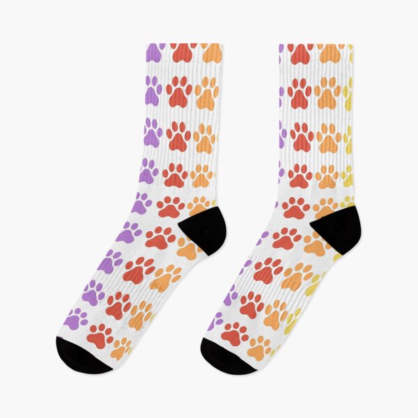 Item preview, Dog/Puppy Rainbow Paw Prints For LGBTQ Pride designed and sold by SteamParliament.