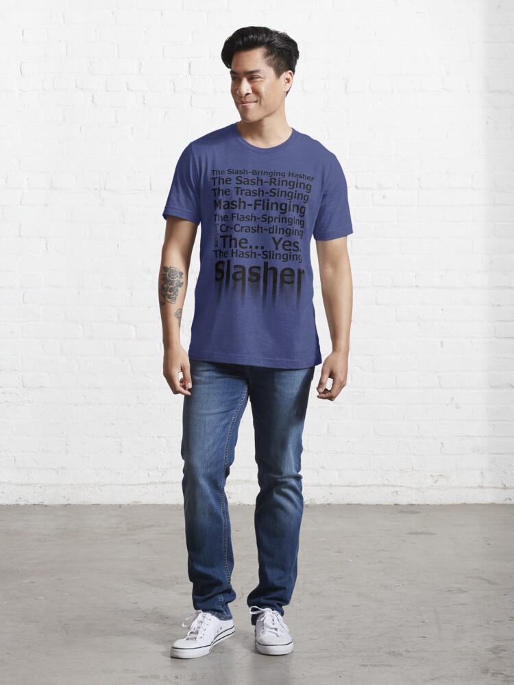 Alternate view of The Hash-Slinging Slasher Essential T-Shirt