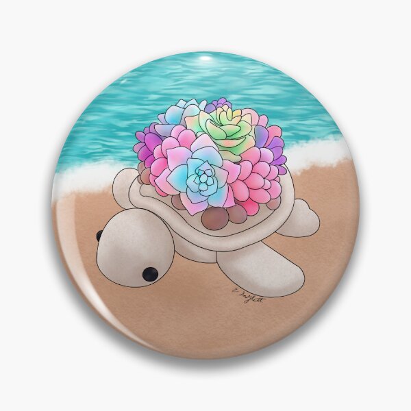 Item preview, Succulent Beach Turtle designed and sold by Elle  Hazlett.