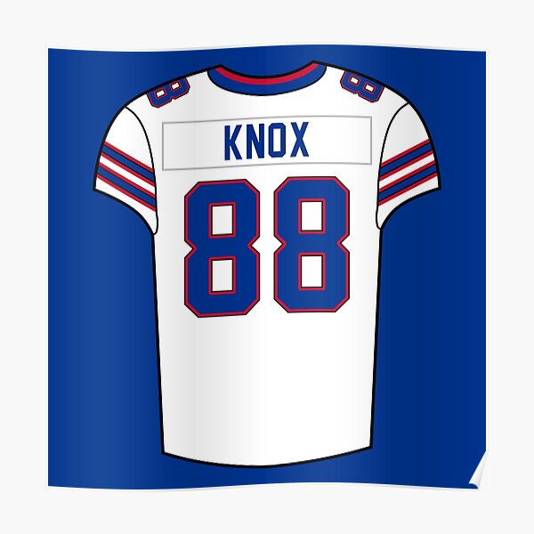 Buffalo Bills Dawson Knox #88 Great Player Nfl American Football Team White  Vintage 3d Designed Allover Gift For Bills Fans Baseball Jersey - Dingeas