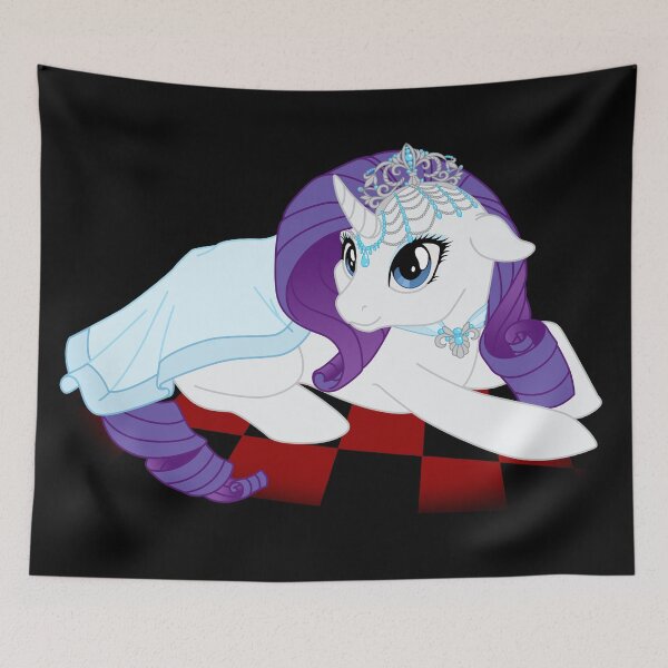 Item preview, White Queen Rarity on red checkers designed and sold by Femerithian.