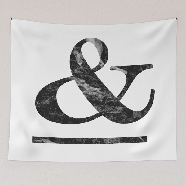 Item preview, Campari black marble ampersand designed and sold by marbleco.
