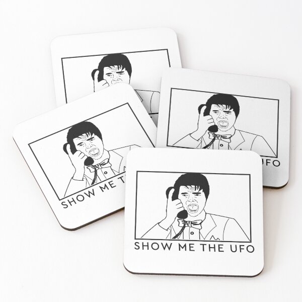 Item preview, Show Me The UFO Man Screaming on Phone UFO Believer  designed and sold by QuanJewelry.