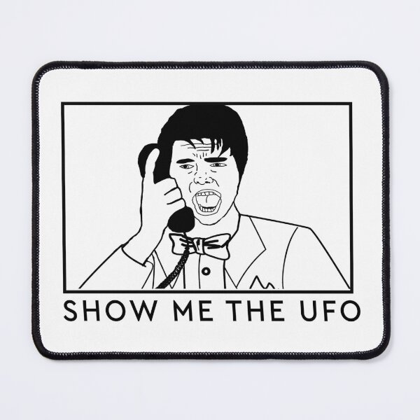 Item preview, Show Me The UFO Man Screaming on Phone UFO Believer designed and sold by QuanJewelry.