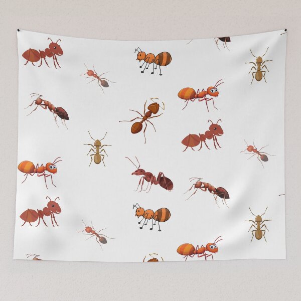 Item preview, Mixed Red, Orange and Brown Ants designed and sold by silviaol.