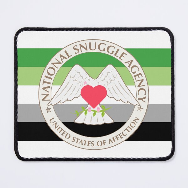 Item preview, National Snuggle Agency Aromantic Stripe designed and sold by animinimal.