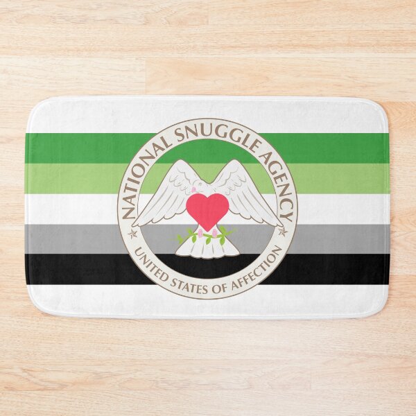 Item preview, National Snuggle Agency Aromantic Stripe designed and sold by animinimal.