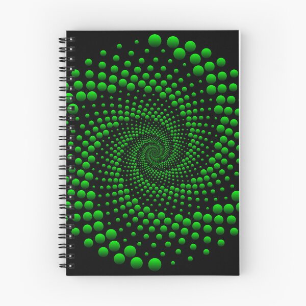 Item preview, Green Spiral Optical Illusion designed and sold by Go Logo Designs.