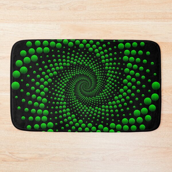 Item preview, Green Spiral Optical Illusion designed and sold by Go Logo Designs.