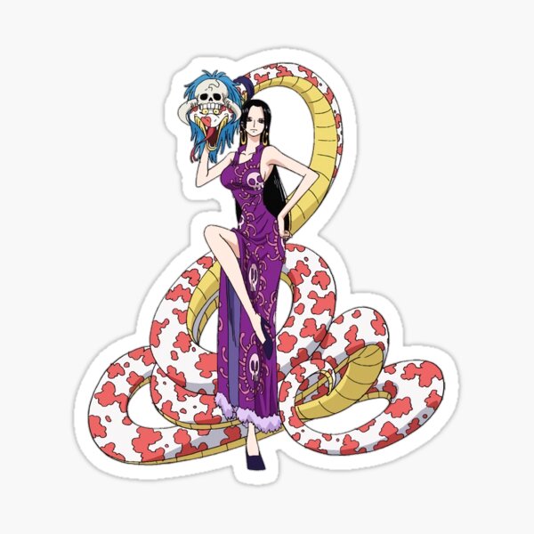 Boa Hancock - One Piece v.3 color version Sticker for Sale by Geonime