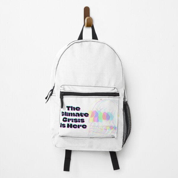 Item preview, Glitchy Climate Crisis Skull designed and sold by Pink Ribbon.