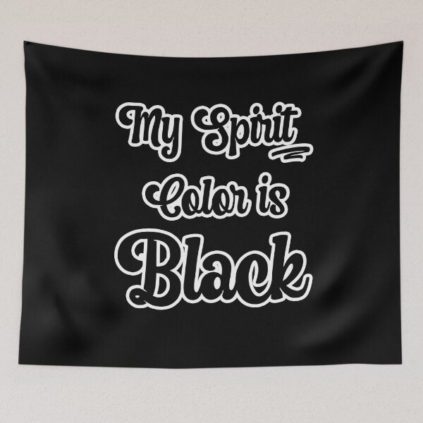 Item preview,  My Spirit Color is Black - Cool plain color spirit colours designed by ozcushions designed and sold by ozcushions.