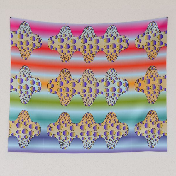 Item preview, Rainbow Amoeba designed and sold by cosmicesoteric.