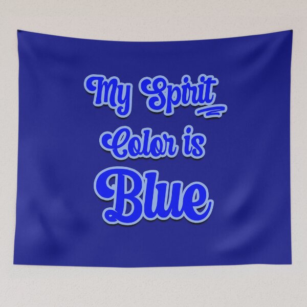 Item preview,   My Spirit Color is Blue - Cool plain color spirit colours designed by ozcushions designed and sold by ozcushions.