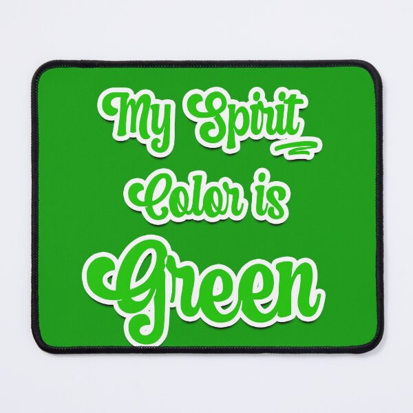 Item preview, My Spirit Color is Green - Cool plain color spirit colours designed by ozcushions designed and sold by ozcushions.