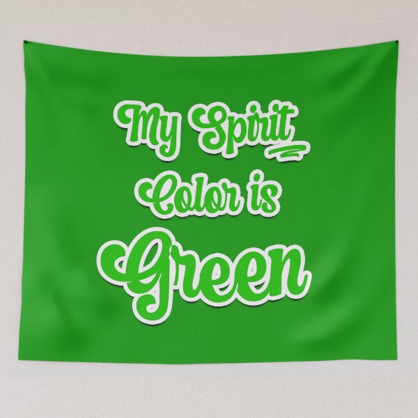Item preview,   My Spirit Color is Green  - Cool plain color spirit colours designed by ozcushions designed and sold by ozcushions.