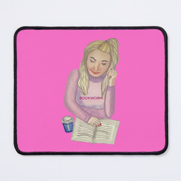 Item preview, Bookworm girl reading and drinking coffee designed and sold by altairaleon.