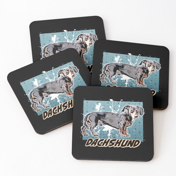 Item preview, Toon Dogs Dachshund Pegatina designed and sold by saurelmosert.