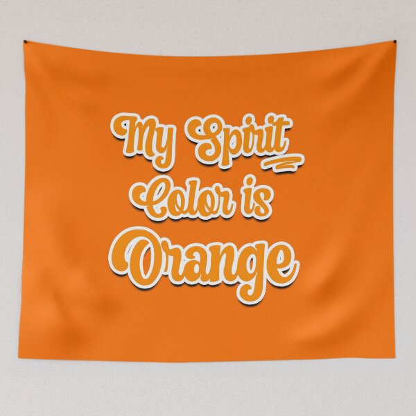 Item preview,  My Spirit Color is Orange - Cool plain color spirit colours designed by ozcushions designed and sold by ozcushions.