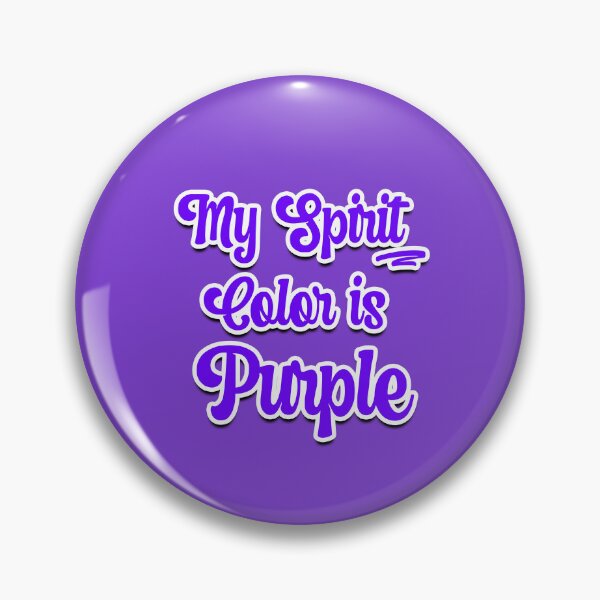 Item preview,  My Spirit Color is Purple - Cool plain color spirit colours designed by ozcushions designed and sold by ozcushions.