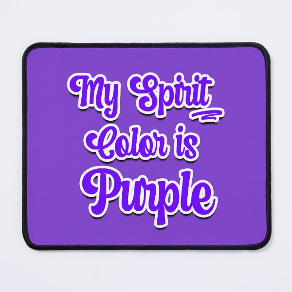 Item preview, My Spirit Color is Purple - Cool plain color spirit colours designed by ozcushions designed and sold by ozcushions.