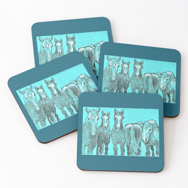 Item preview, Tall Horses Standing At Rest  designed and sold by DonSylvester.