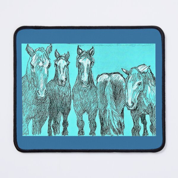 Item preview, Tall Horses Standing At Rest designed and sold by DonSylvester.