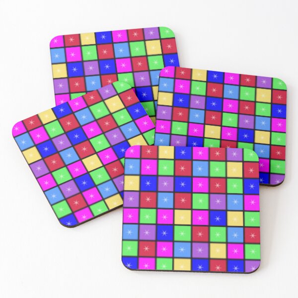 Item preview, Checkerboard Random Colors Like Disco Dance Floor designed and sold by DelynCreates.