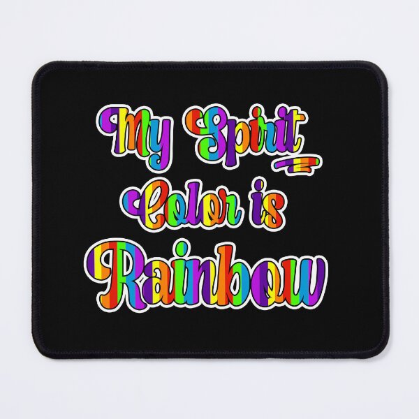 Item preview, My Spirit Color is Rainbow - Cool plain color spirit colours designed by ozcushions designed and sold by ozcushions.