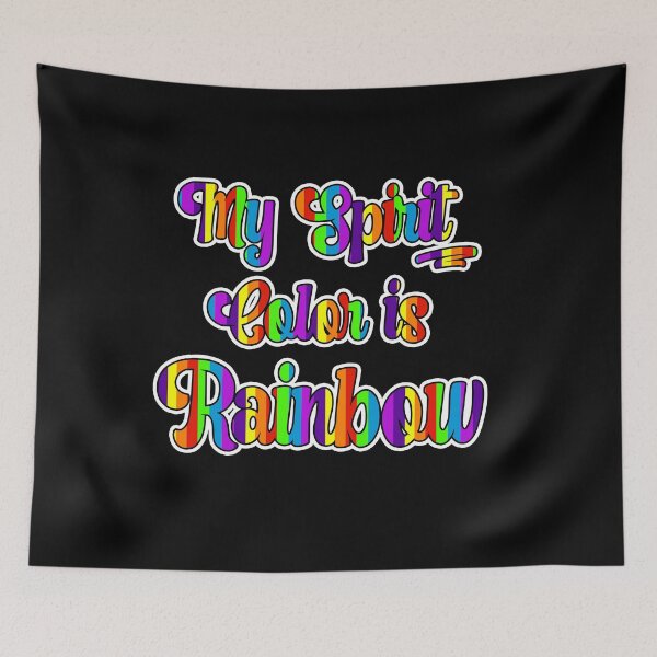 Item preview,  My Spirit Color is Rainbow - Cool plain color spirit colours designed by ozcushions designed and sold by ozcushions.