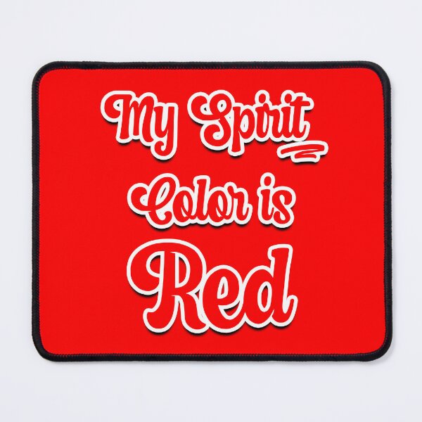 Item preview, My Spirit Color is Red - Cool plain color spirit colours designed by ozcushions designed and sold by ozcushions.
