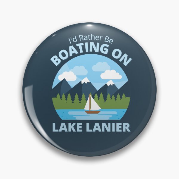 Item preview, I'd Rather Be Boating Lake Lanier designed and sold by Life Is Beautiful.