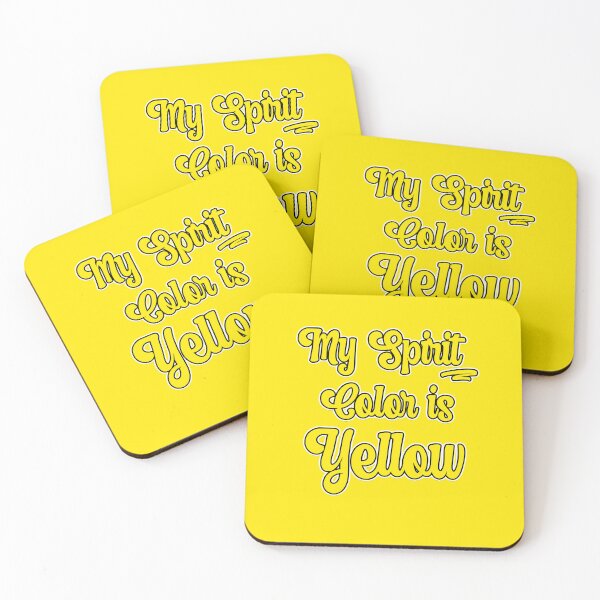 Item preview, My Spirit Color is Yellow - Cool plain color spirit colours designed by ozcushions designed and sold by ozcushions.