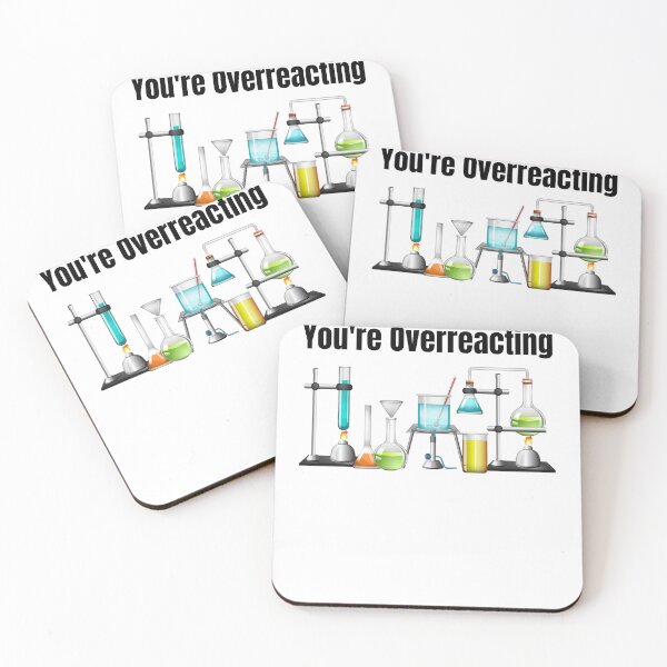 Item preview, You're Overreacting designed and sold by Stickers Rays⭐⭐⭐⭐⭐.