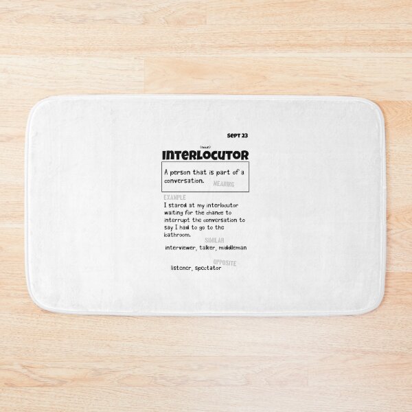 Item preview, Sept 23 Interlocutor designed and sold by Square Root of Squid.