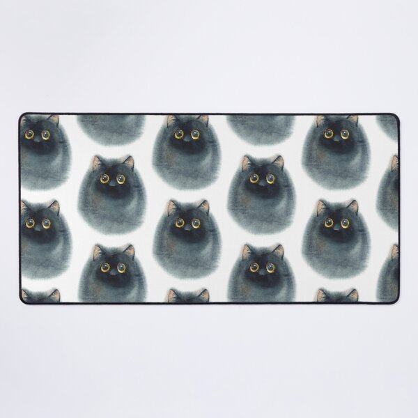 Item preview, Cute puffy cat designs for cat lovers designed and sold by BRtisticDesigns.