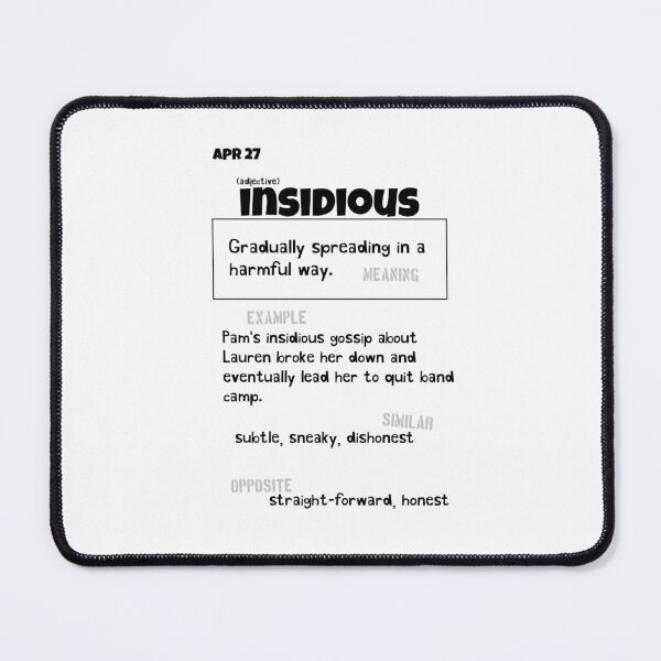 Item preview, April 27 Insidious designed and sold by Square Root of Squid.