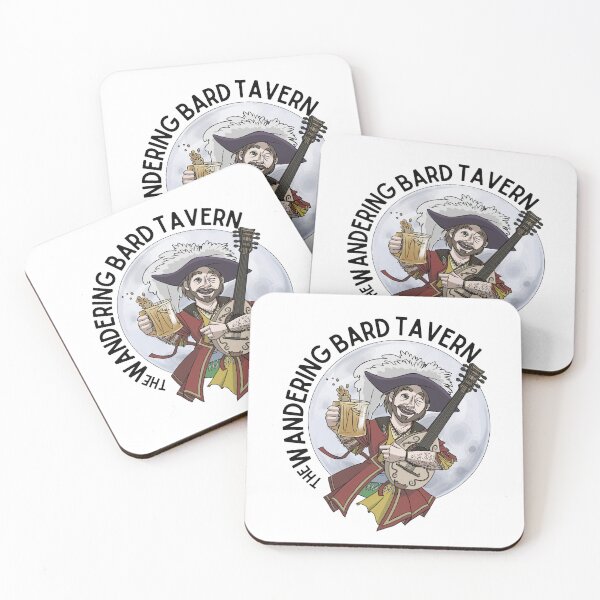 Item preview, The Wandering Bard Tavern designed and sold by InnRoadsMin.