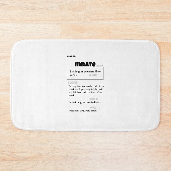 Item preview, March 28 Innate designed and sold by Square Root of Squid.