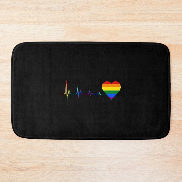 Item preview, LGBT Rainbow Heartbeat designed and sold by Manday.