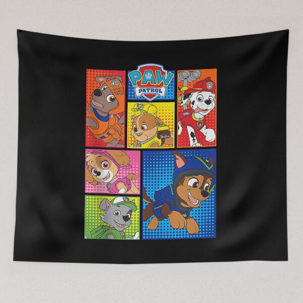 Item preview, Creative Nimble Enthusiasm Relief  Paw Patrol Group Shot Of Pups In Shapes Tank Top Cool retro designed and sold by LessardPlectile.