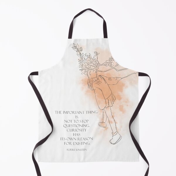 Item preview, curiosity quote woman drawing designed and sold by ColorandColor.